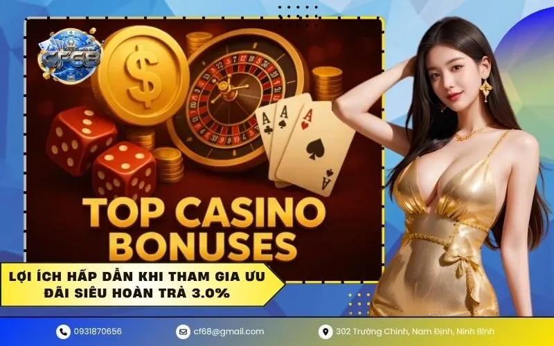 Siêu Hoàn Trả 3.0% Không Giới Hạn Mỗi Ngày Tại CF68 - ZUMOKI